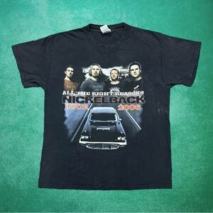Y2K Nickelback All The Right Reasons Tour Shirt
